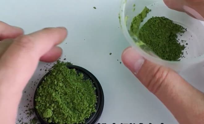 CR10分光测色仪测量粉末的颜色数据